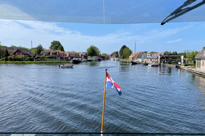 Uitzicht vanuit de stuurhut