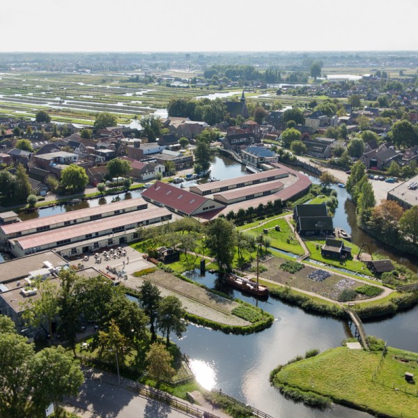 View of Alkmaar from the sky