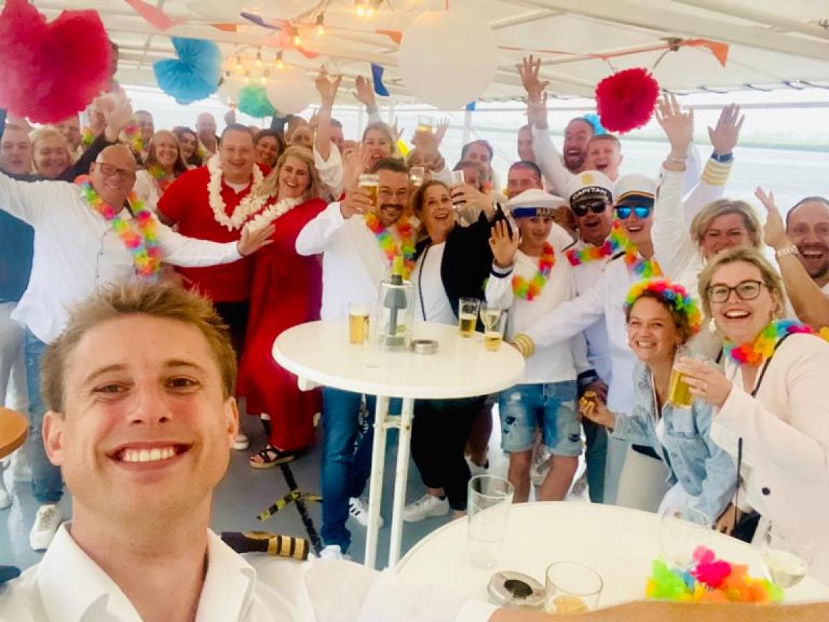 Verjaardag aan boord